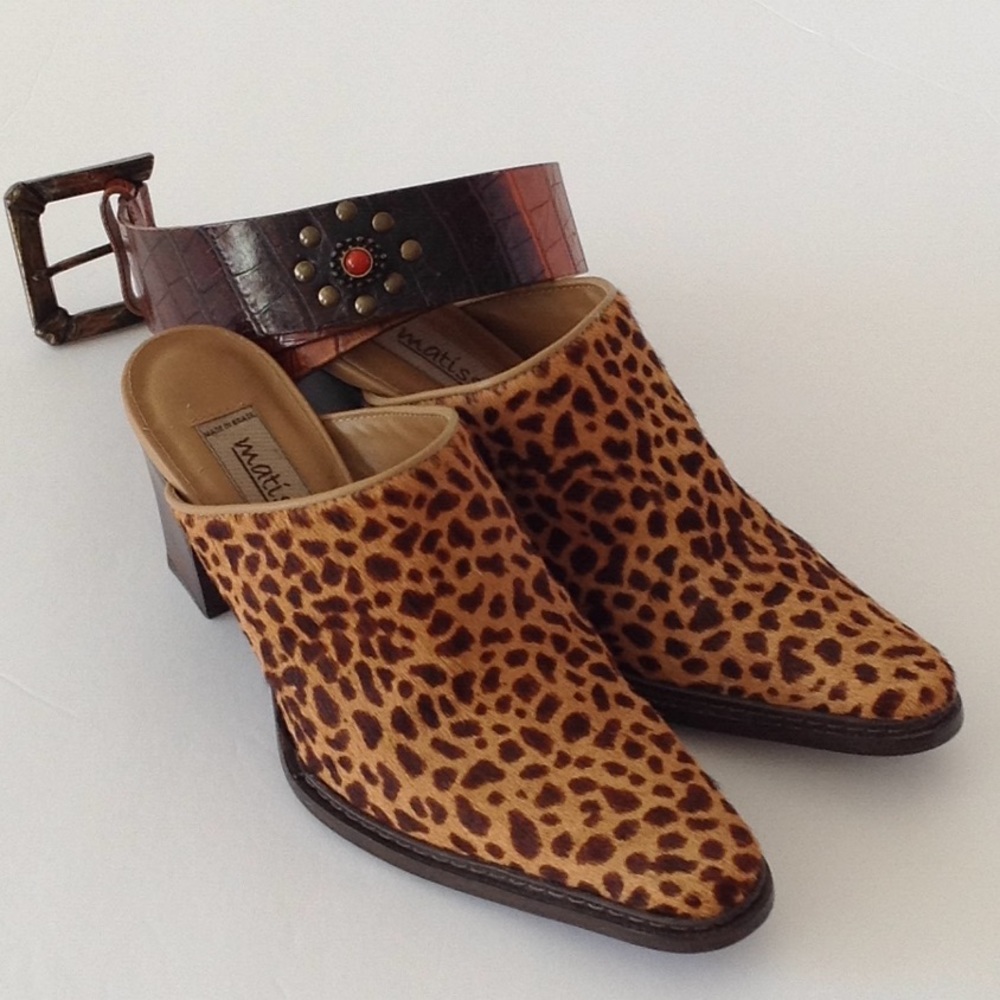 🍃🌹Matisse 'Authentic' Calf Hair Brazilian Slide